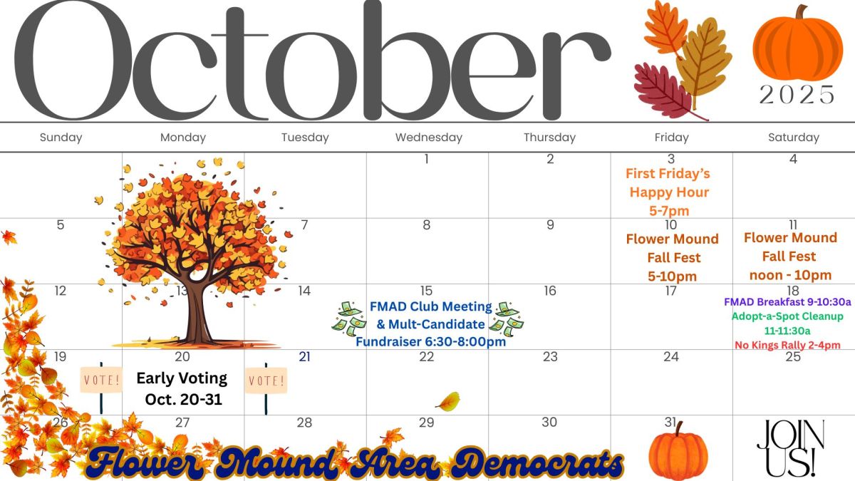 FMAD Club Events — October&nbsp;2025