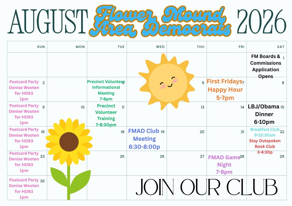 FMAD Club Events — August&nbsp;2026