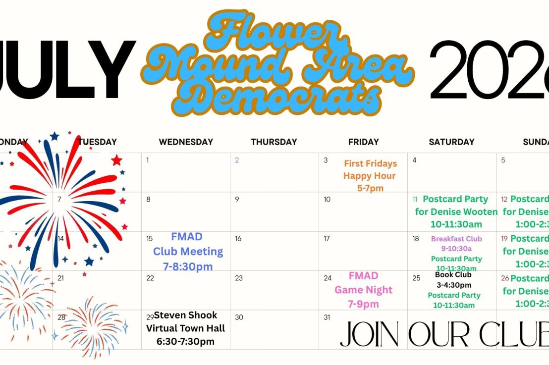 FMAD Club Events — July 2026